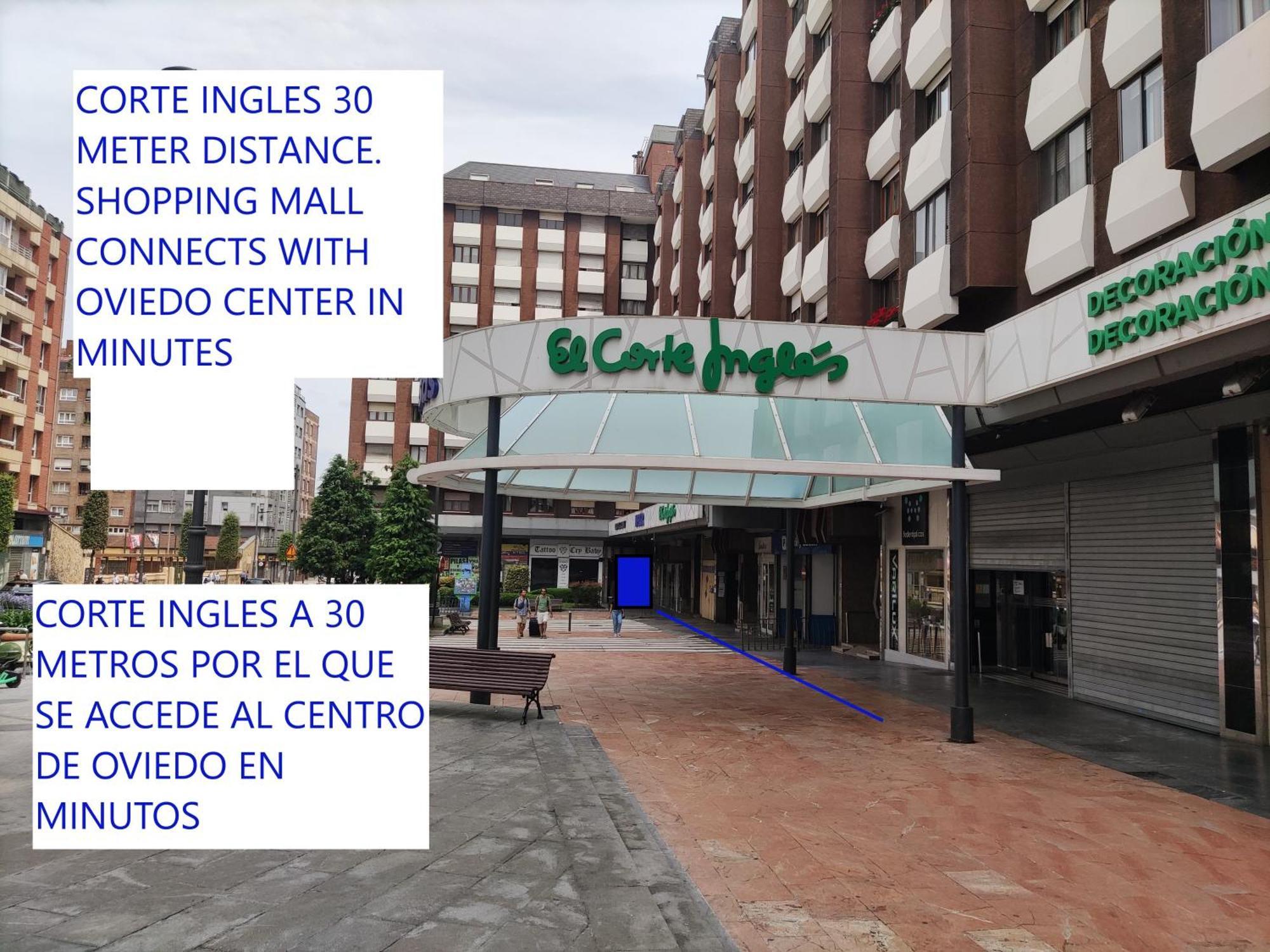 Salesas Oviedo Centro Comercial Corte Ngles- Apartamento מראה חיצוני תמונה